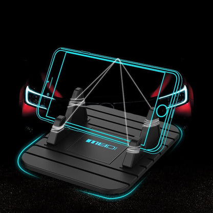 Dashboard Cell Phone Holder for Car with Non-Slip Silicone Base – Secure Grip Mount for Navigation & Hands-Free Calls