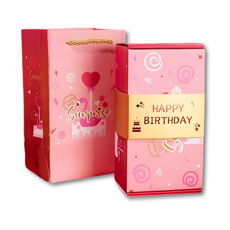 Pop-Up Surprise Gift Box with Heart Design – Multi-Layer Exploding Present for Birthdays, Anniversaries & Celebrations