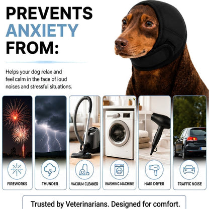 HushHound™ - Noise Cancelling Calming Ear Wrap