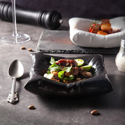 Bowl with Elegant Cloud-Inspired Design – Translucent, Dishwasher Safe Dining Bowl