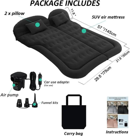ComfortNest | Portable Inflatable Car Mattress with Sturdy Design | Foldable Bed for Travel and Outdoor Use