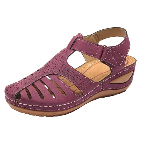 Orthopedic Leather Toe-Correcting Sandals for Women | Bunion Relief | Adjustable Arch Support Footwear | Casual Summer Walking Shoes for