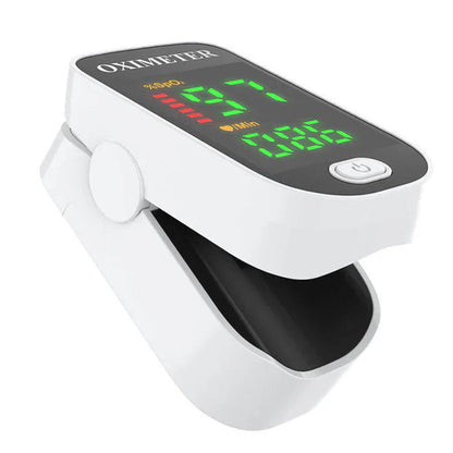 LED Blood Pulse Oximeter with Non-Invasive Readings | Compact Design for Home and Travel