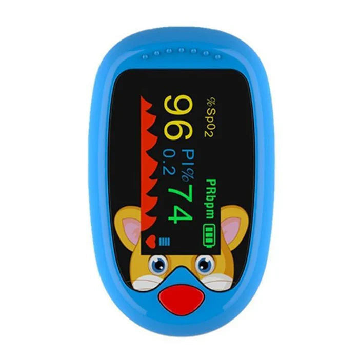 LED Blood Pulse Oximeter with Non-Invasive Readings | Compact Design for Home and Travel