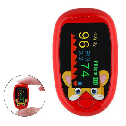 LED Blood Pulse Oximeter with Non-Invasive Readings | Compact Design for Home and Travel