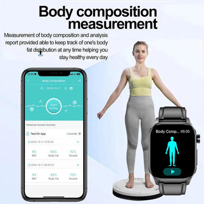 Health Guardian | Smartwatch for Seniors with Vital Signs Monitoring | Bluetooth Connectivity for Peace of Mind