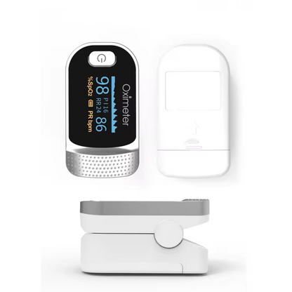 Pulse Oximeter with OLED Display, Blood Oxygen Monitor, Oxygen Saturation Monitor for Pulse Rate and Respiratory Rate