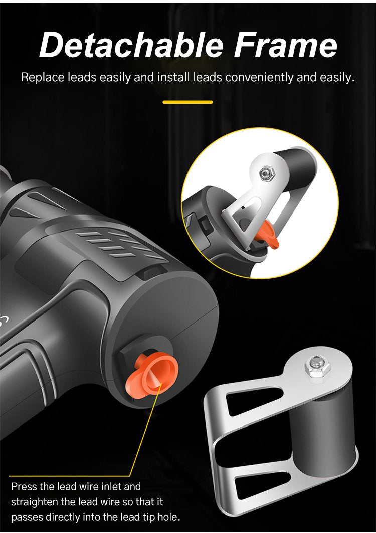 Portable Electric Soldering Iron with 20-Second Quick Heat-Up for Precision Joining & Repair Work | Dual-Function Joining Tool for