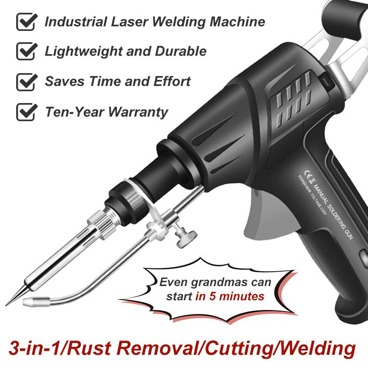 Portable Electric Soldering Iron with 20-Second Fast Heat-Up for Quick Repairs & DIY Projects at Home