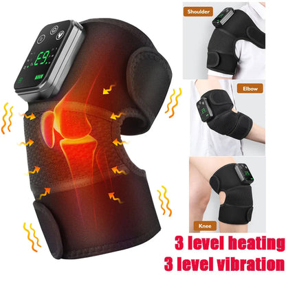 Heated Shoulder Brace with Adjustable Warmth & Vibration | Ergonomic Support for Daily Relief