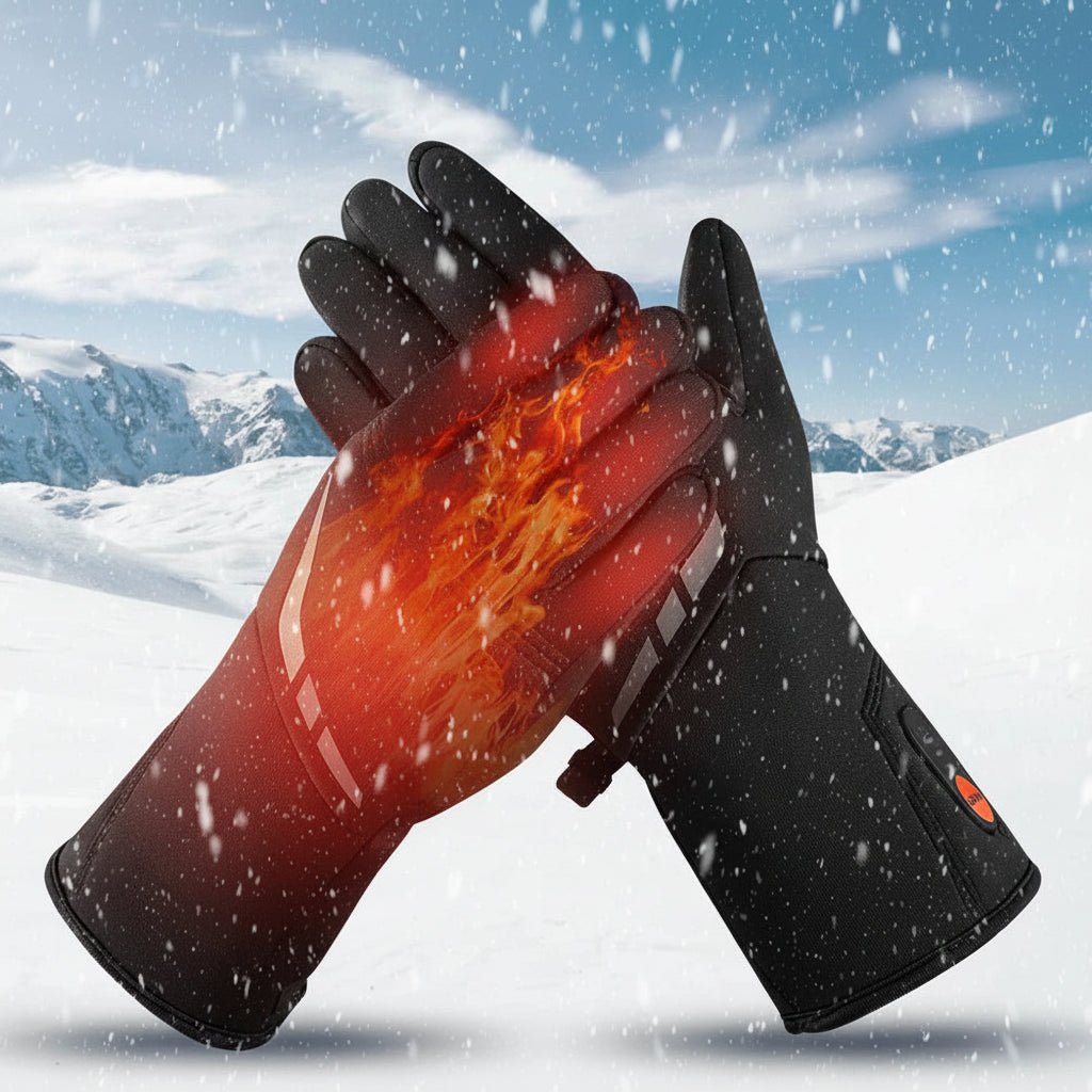 Winter Essentials | Heated Gloves for Men & Women with Waterproof Design | Touchscreen Compatible for Ultimate Warmth