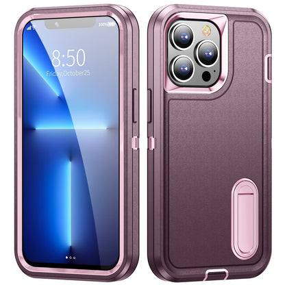 Rugged iPhone Case with Kickstand & Reinforced Corners for 14-17 Series | Drop Protection Armor Cover