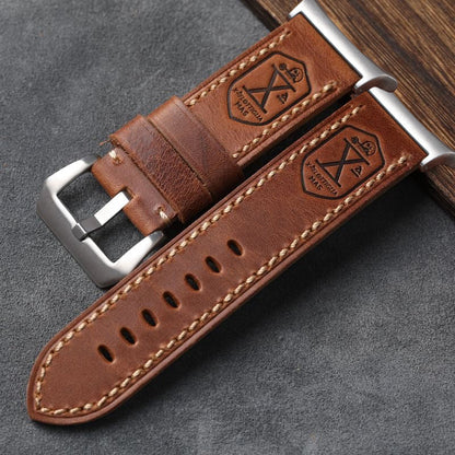 Heritage Collection | Vintage Leather Band for Samsung Watch Ultra with Durable Hand-Stitching | Adjustable Fit for Timeless Elegance