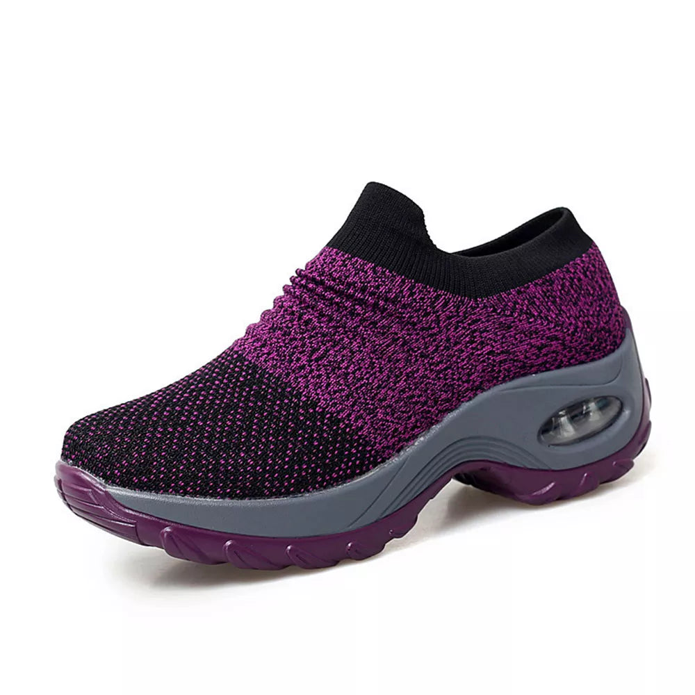 Women's Air-Cushion Orthopedic Sneakers for All-Day Comfort & Support – Shock Absorbing Athletic Walking Shoes with Enhanced Stability