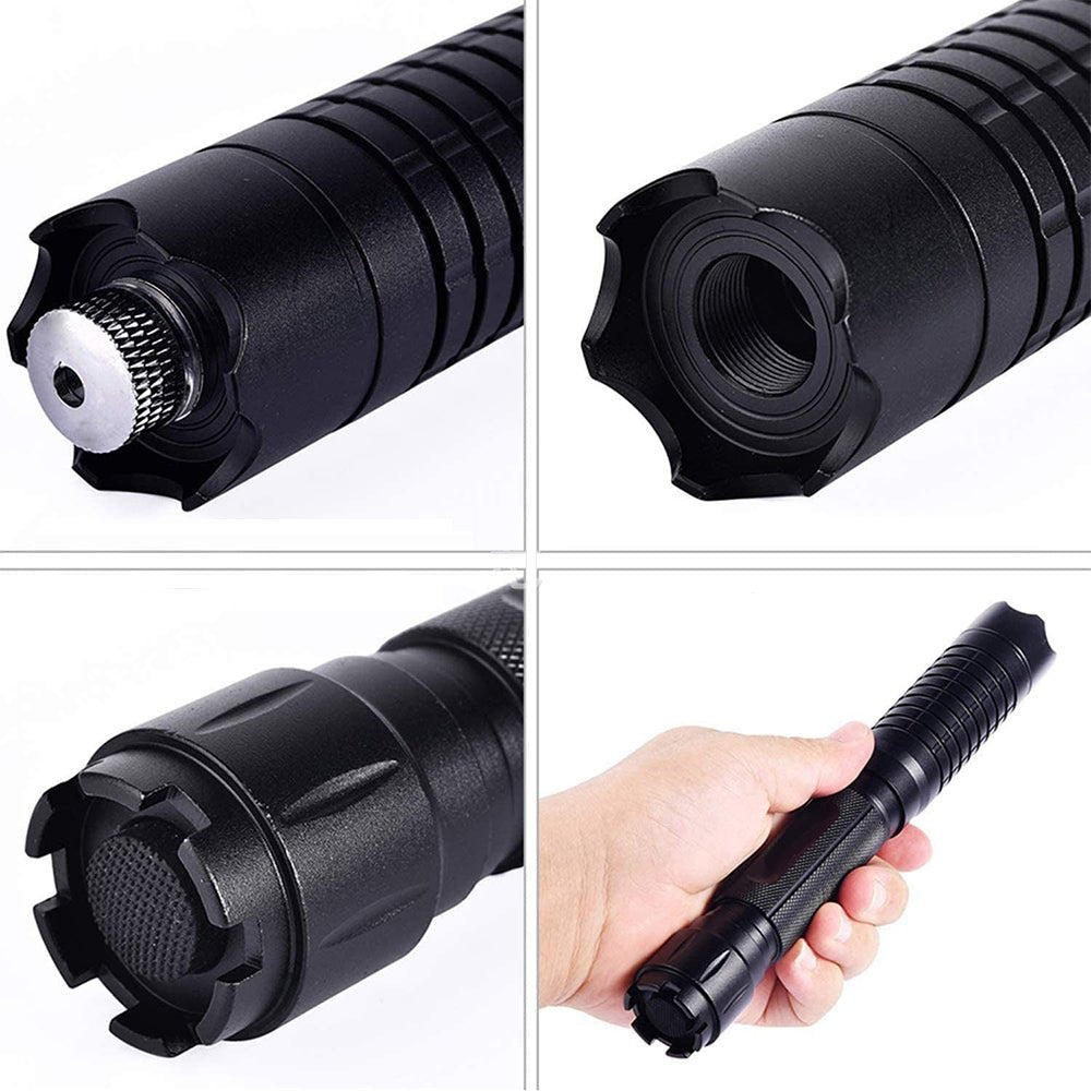 High-Efficiency Laser Torch | Rechargeable Flashlight with 5000m Range | Durable Aluminum for Outdoor Adventures