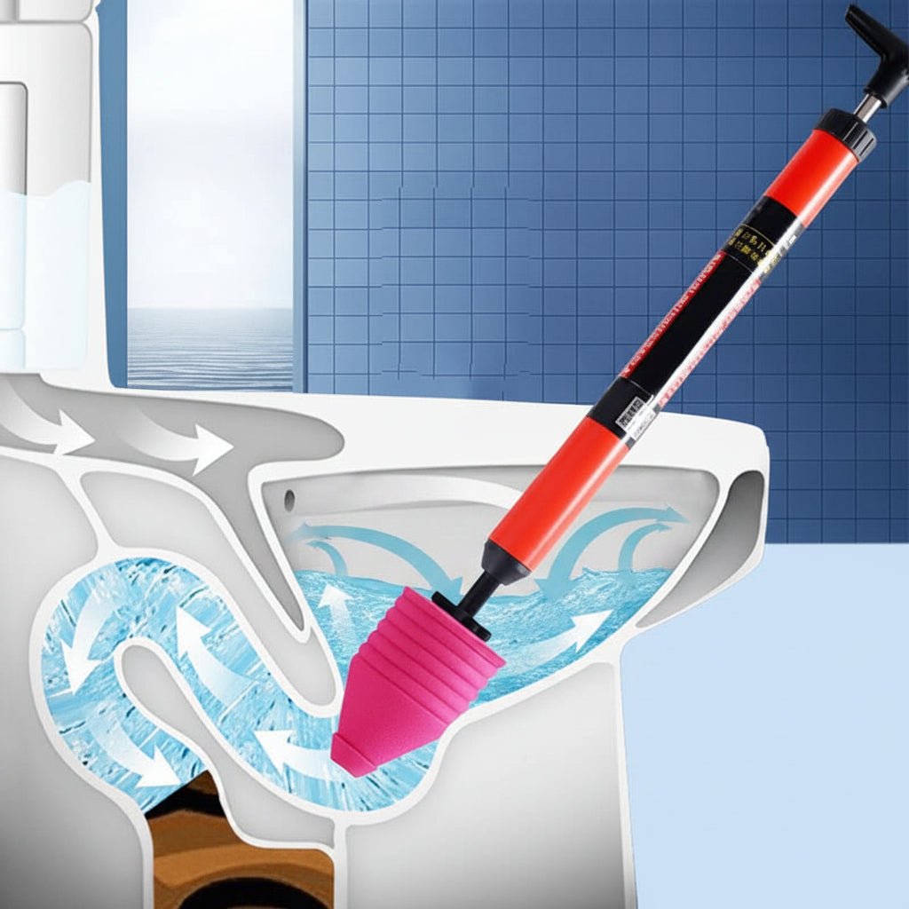 FLUSHFORCE – High-Pressure Toilet Unblocker