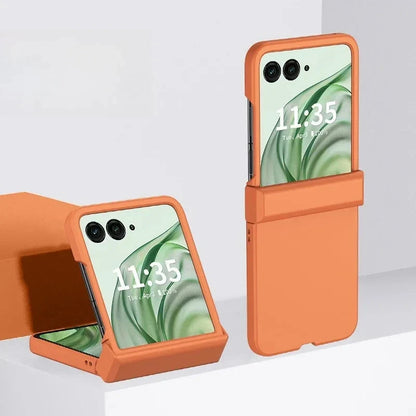 Protective Hard Shell Case for Foldable Phones with Full Hinge Coverage – Anti-Fingerprint Finish, Precision Fit, Raised Edges for Screen