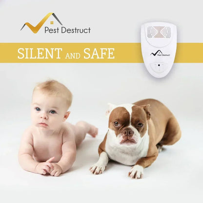 HomeGuard | Ultrasonic Bed Bug Repeller with Safe Technology | Effective Pest Control for Peaceful Sleep