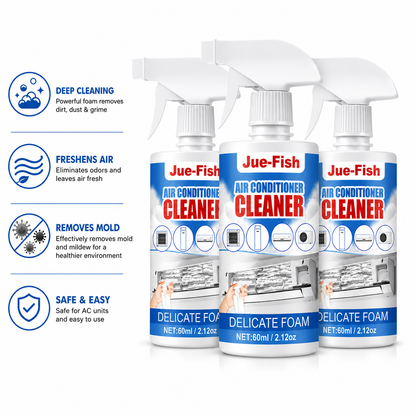 Home Cooling | Air Conditioner Foam Cleaner Spray with Easy Application | Freshens Airflow for Cleaner Indoor Environment