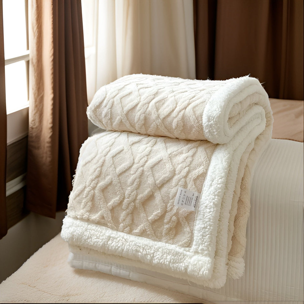 Reversible Sherpa Throw Blanket 59×79 Inches Soft Polyester for Couch Bed Chair Gray White Lightweight Winter Warmth Layer Bedroom Living Ro