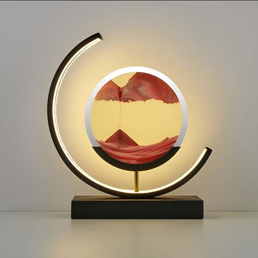 Warm Desert Table Lamp with Remote and Adjustable Brightness - Ortekor