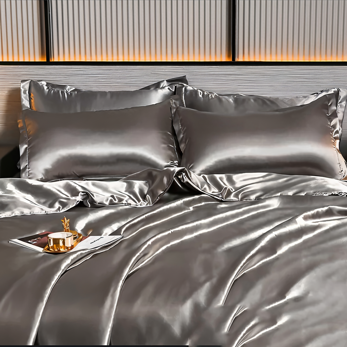 Ortekor SilkCloud Duvet | Premium Silk Bedding with Breathable Comfort | Hypoallergenic Design for Luxurious Sleep
