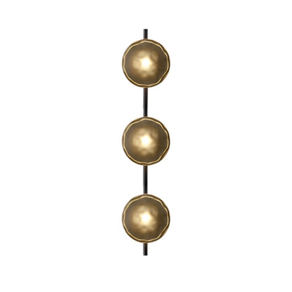Hand-Blown Glass Wall Sconce with Aluminum Frame – Modern Globe Light for Hallways, Bedrooms & Living Rooms