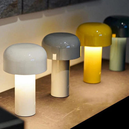 Portable LED Mushroom Desk Lamp | Cordless Soft Lighting