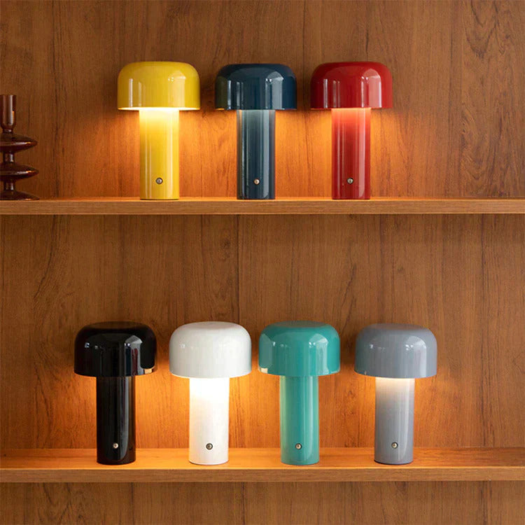 Portable LED Mushroom Desk Lamp | Cordless Soft Lighting