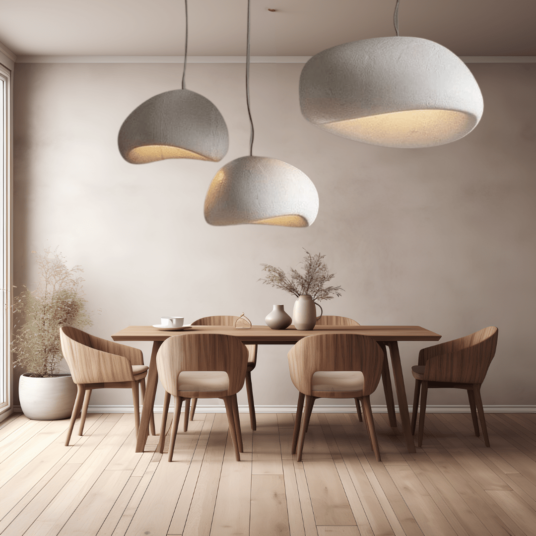 Dome Drop Ceiling Light with Height-Adjustable Cable E27 Socket Dimmable Fixture for Kitchen Island Dining Table