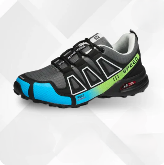 Supportive Hiking Shoes for Men & Women – Wide Toe Box Trail Sneakers with Shock-Absorbing Sole for Outdoor Walking & Everyday Comfort