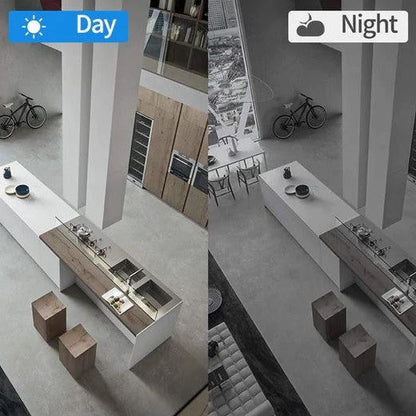 Compact WiFi Security Camera 1080p with Night Vision