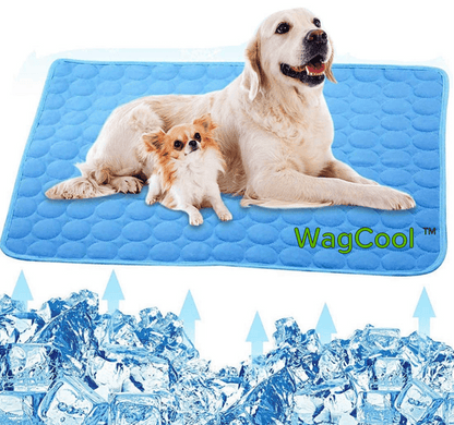Self-Cooling Pet Mat for Dogs & Cats – Pressure-Activated Ice Silk, Machine Washable, Lightweight & Portable for Summer Heat Relief