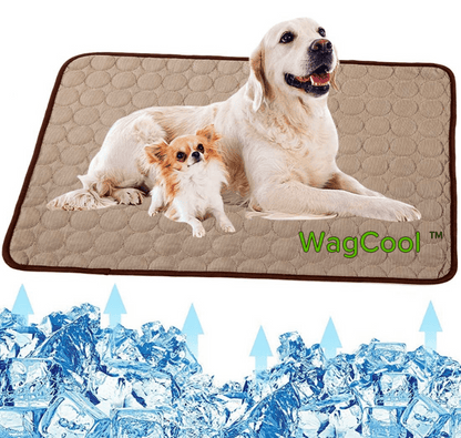 Self-Cooling Dog Mat for Hot Weather Relief – Pressure-Activated Pet Bed Pad