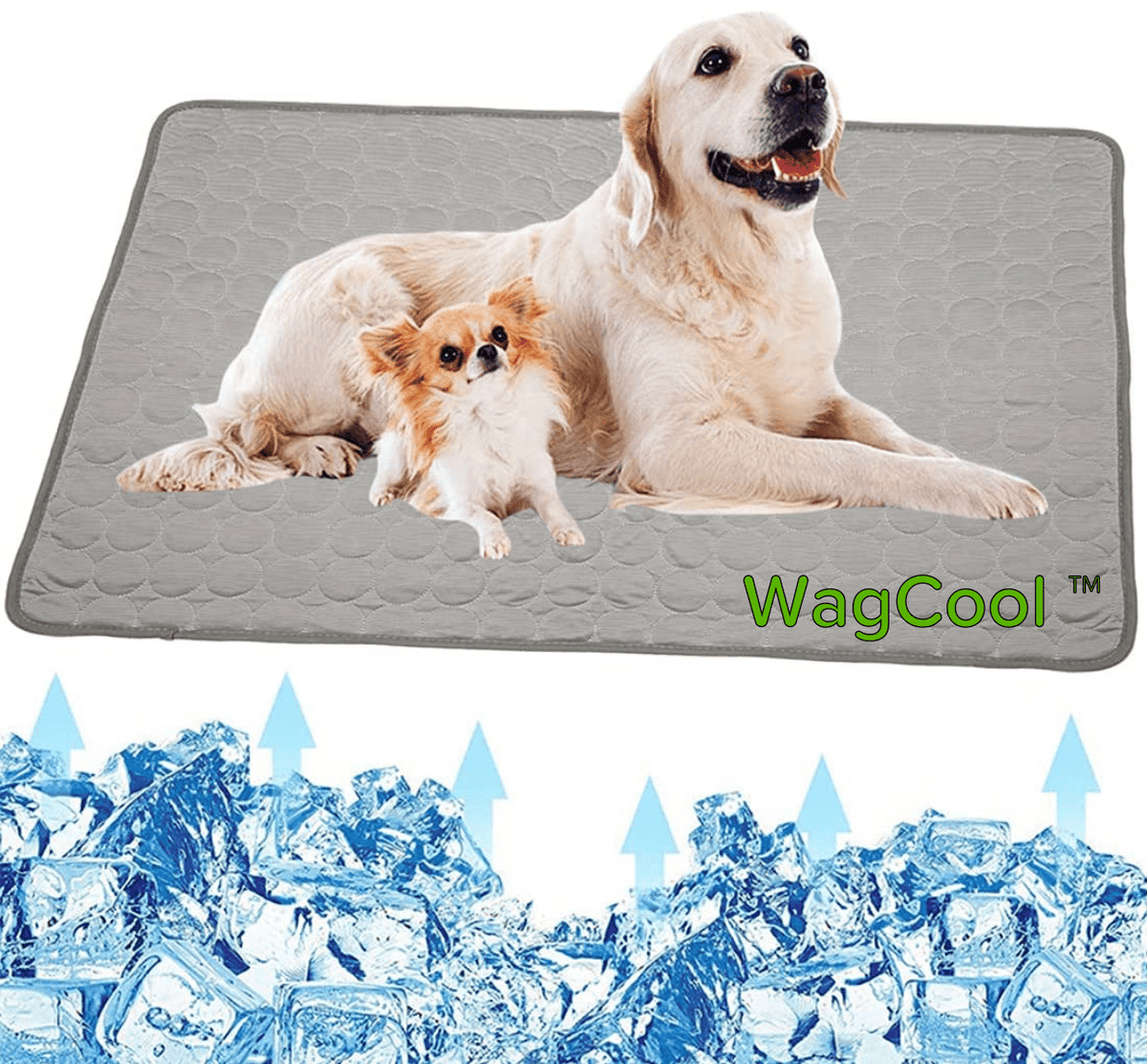 Self-Cooling Dog Mat for Hot Weather Relief – Pressure-Activated Pet Bed Pad