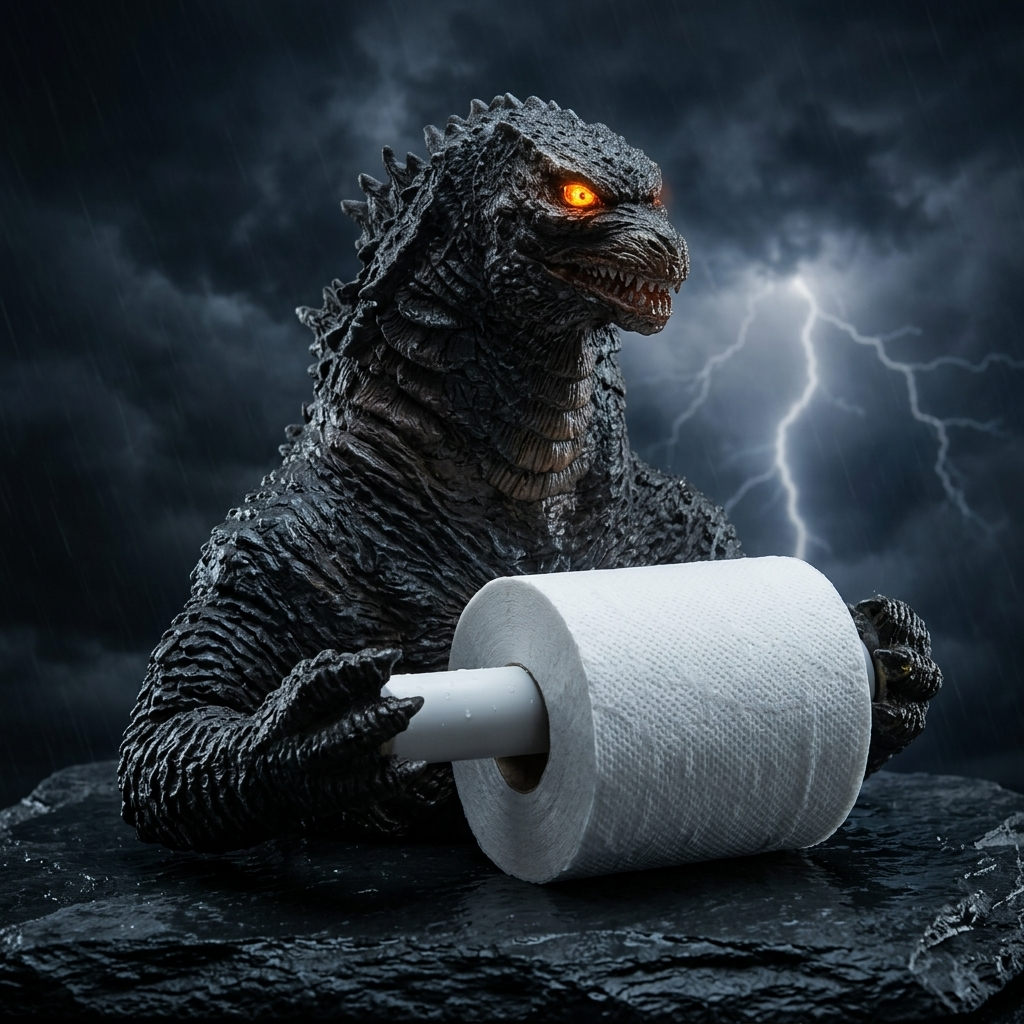 Rollzilla™ - Monster Toilet Paper Holder