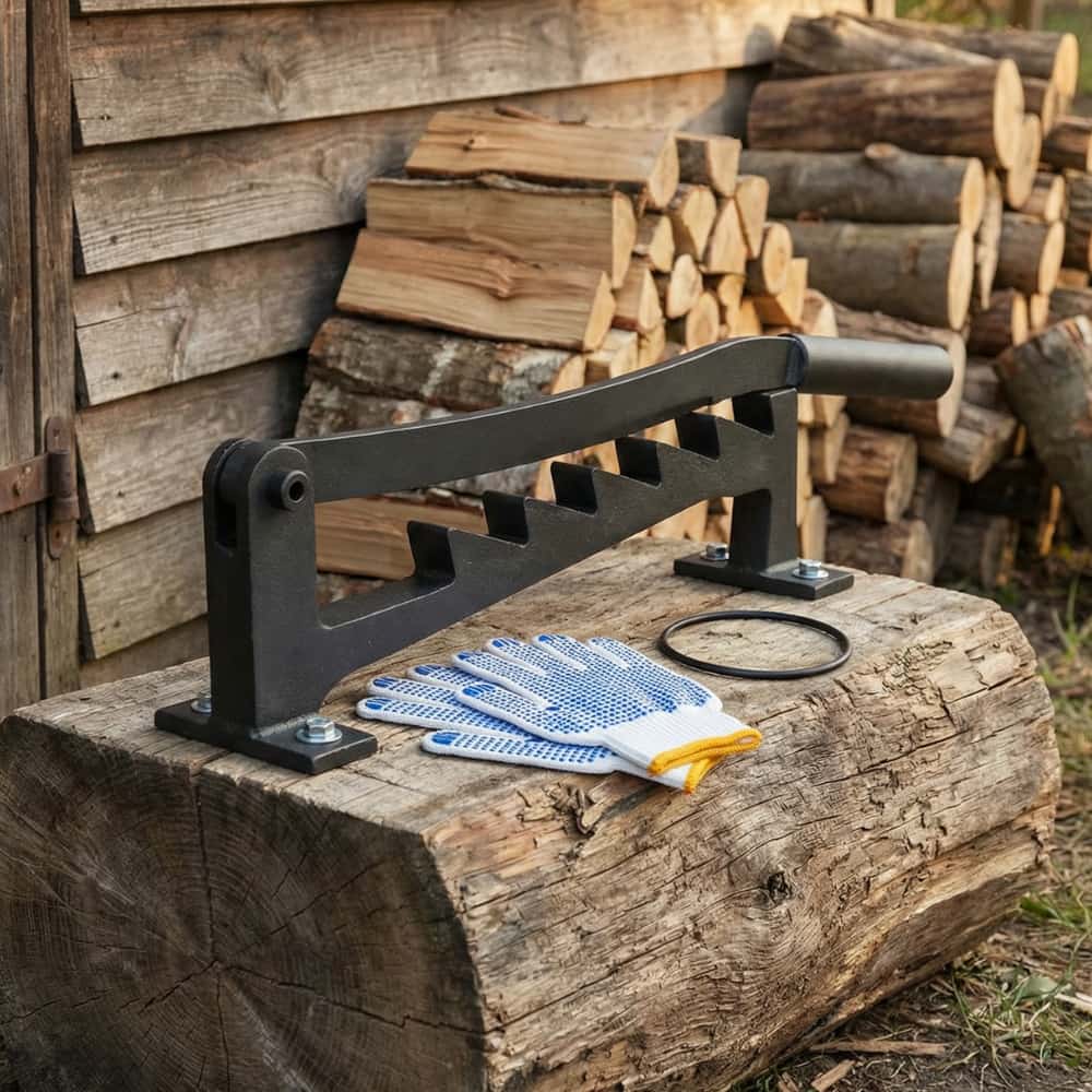 Heavy Duty Log Splitter Wall Mounted