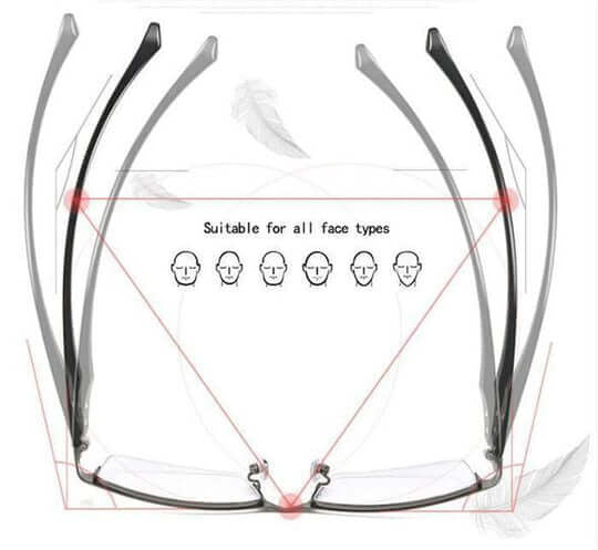 Smart Adaptive Reading Glasses, UV Protection & Blue Blocker