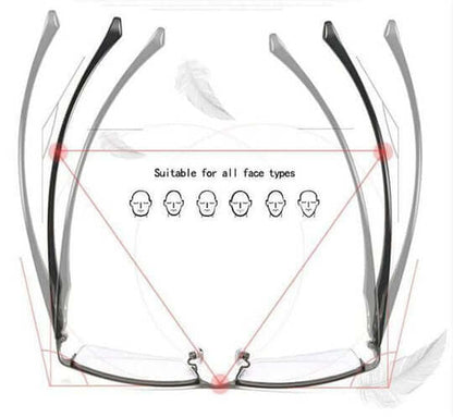 Smart Adaptive Reading Glasses, UV Protection & Blue Blocker