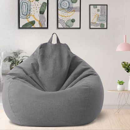 Washable Polyester Bean Bag Cover for Custom Filling – Adults & Teens Lounge Chair in 8 Colors, Modern Home Seating for Living Room