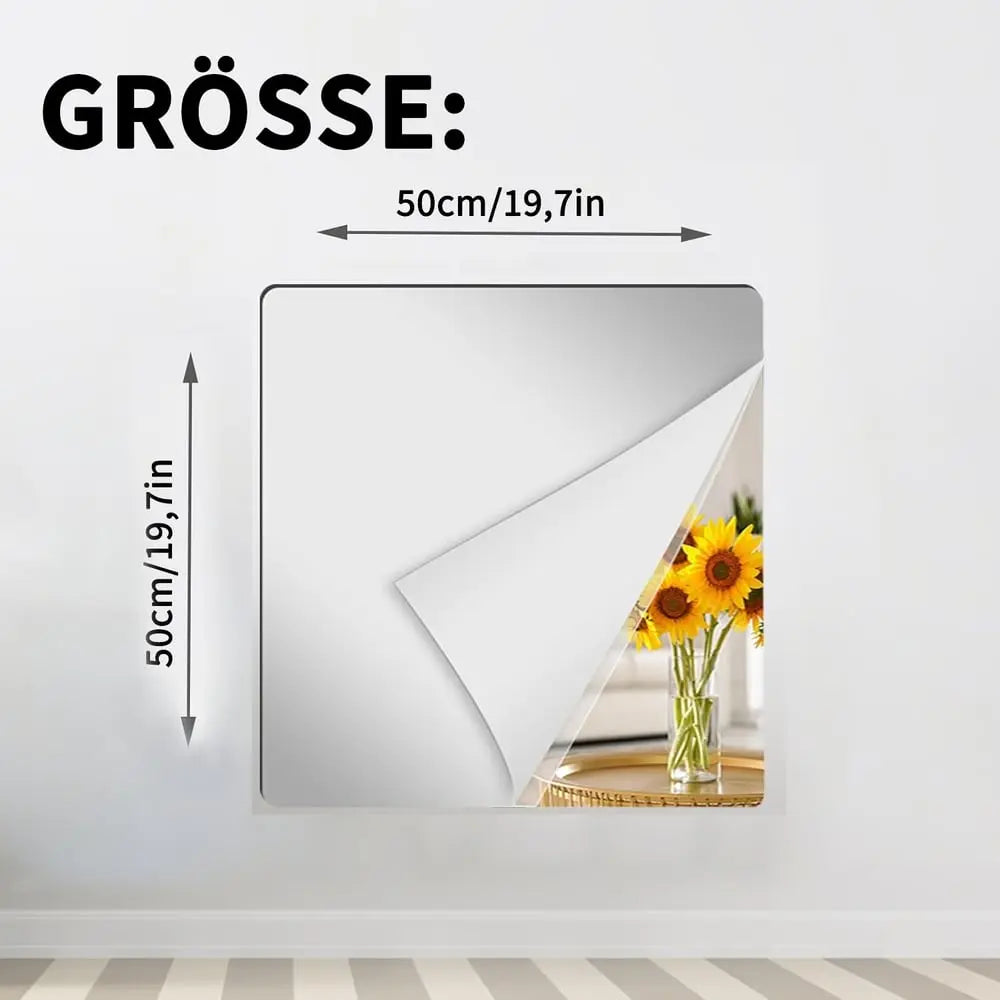 Innovative Mirror Window Film | Shatterproof Self-Adhesive PET Film for Safe Reflection