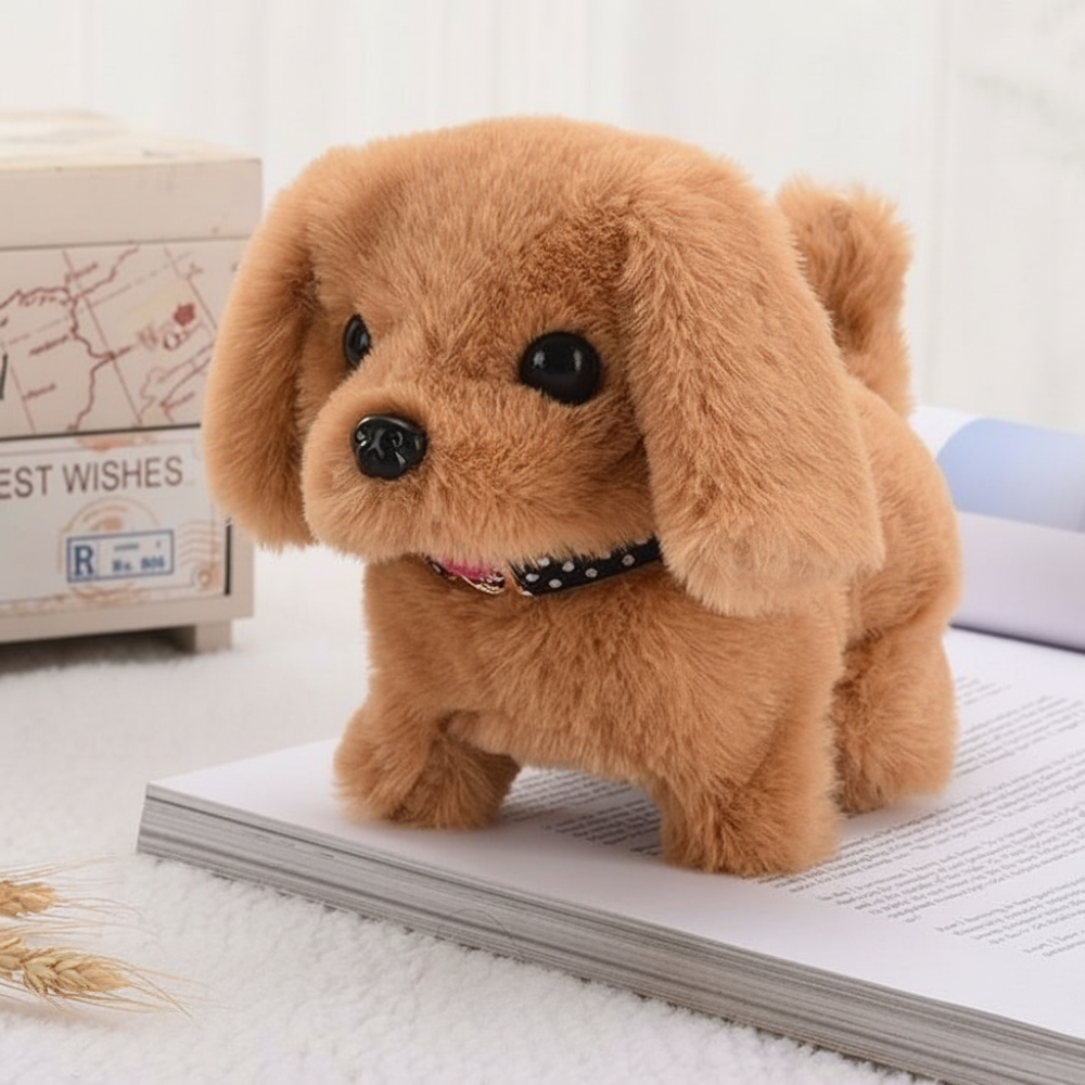 Interactive Plush Dog Toy | Realistic Movement & Sound for Engaging Play