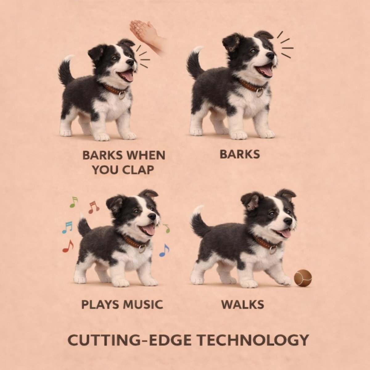 Robot Puppy | Interactive Walking & Barking Electronic Dog Toy with Soft Plush Design