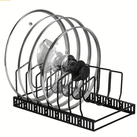 Ironclad Kitchen Rack - Adjustable Iron Utensil Holder