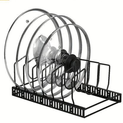 Ironclad Kitchen Rack - Adjustable Iron Utensil Holder
