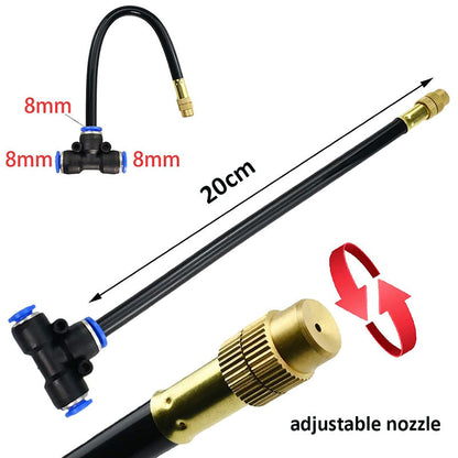 Irrigation Pro | Drip Irrigation System with Adjustable 360° Nozzles | Flexible Hose for Precise Watering in Gardens