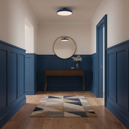 LED Ceiling Light Fixture 12 in Dimmable Round Low Profile for Bedroom Kitchen Office Home Modern Acrylic