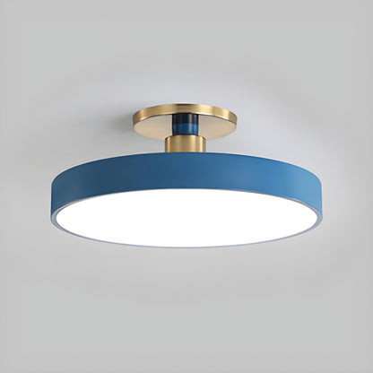LED Ceiling Light Fixture 12 in Dimmable Round Low Profile for Bedroom Kitchen Office Home Modern Acrylic