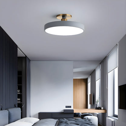 LED Ceiling Light Fixture 12 in Dimmable Round Low Profile for Bedroom Kitchen Office Home Modern Acrylic