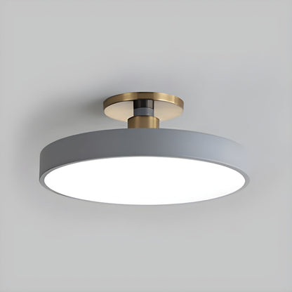 LED Ceiling Light Fixture 12 in Dimmable Round Low Profile for Bedroom Kitchen Office Home Modern Acrylic